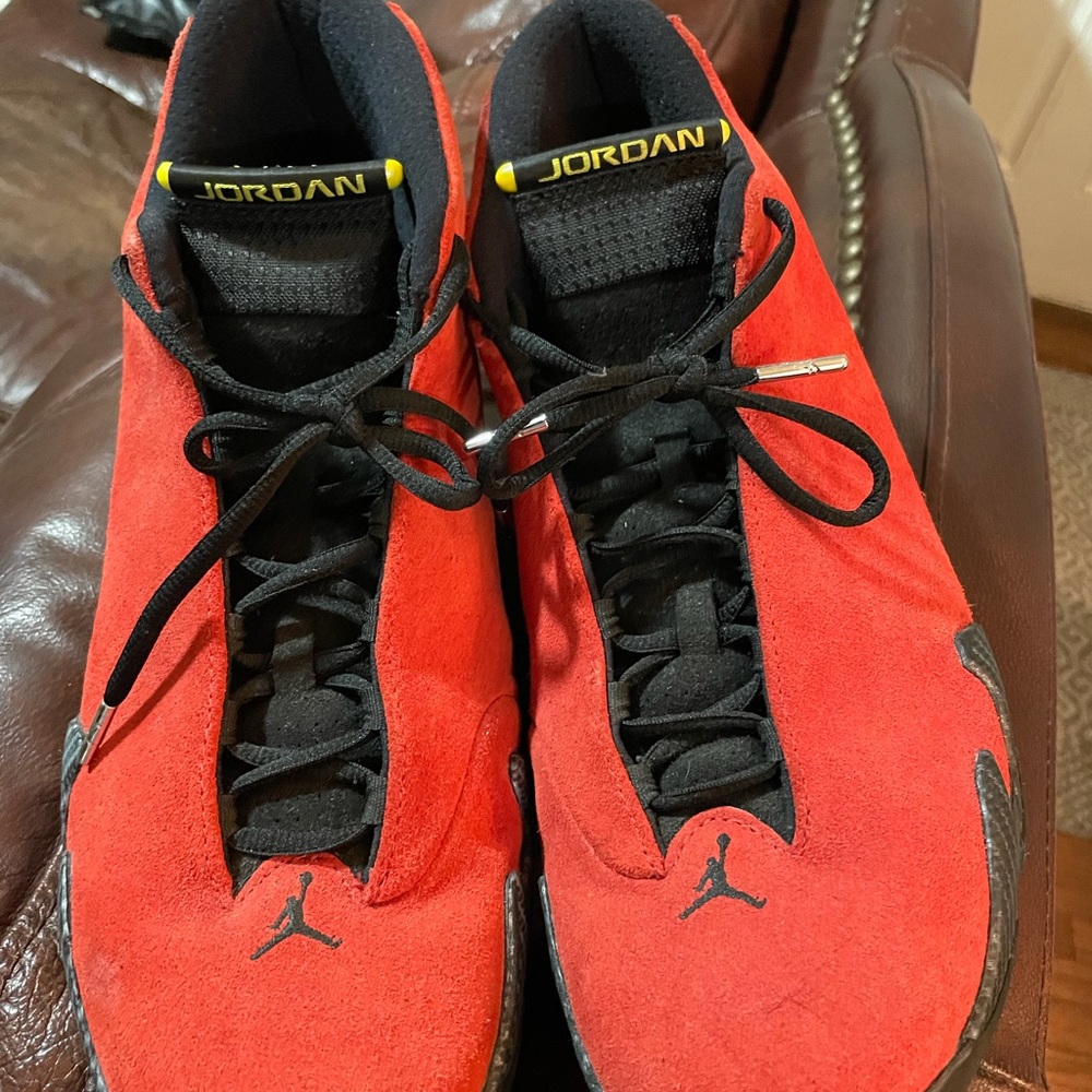 Air Jordan 14s Ferrari Colorway